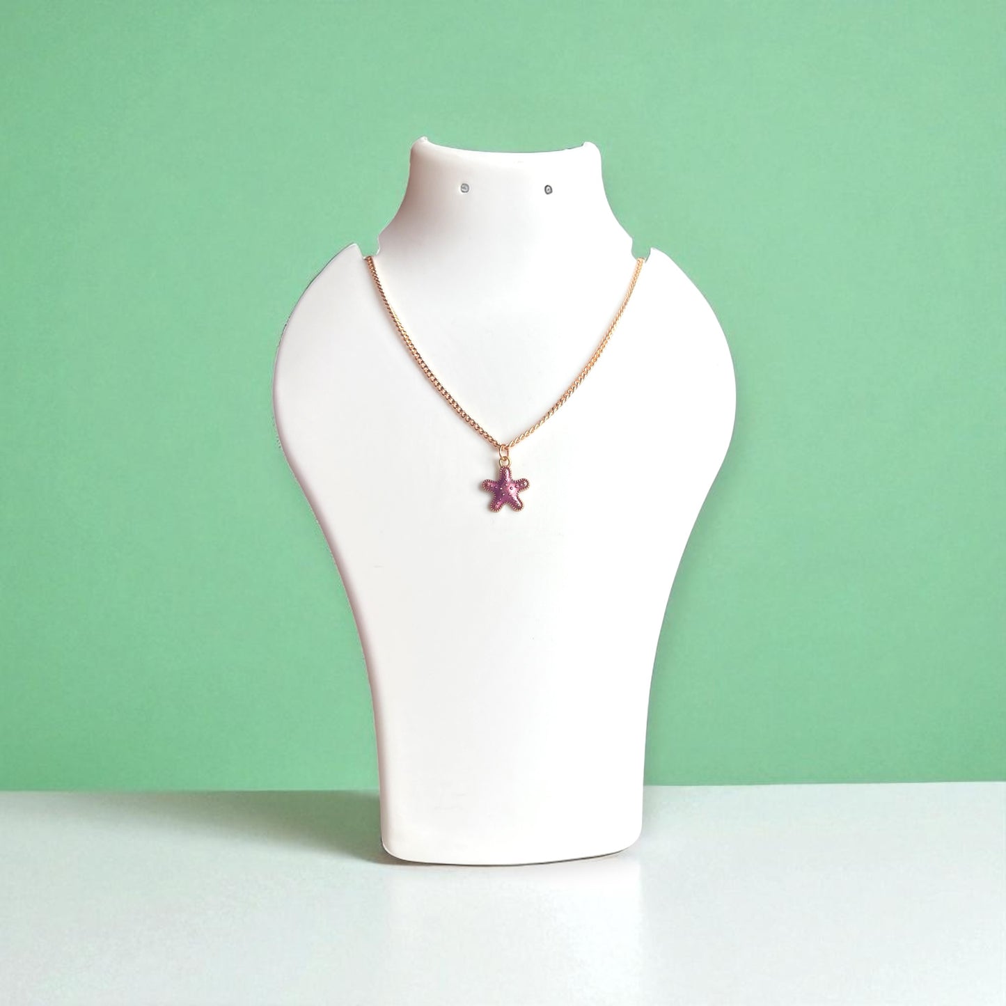 Star fish charm chain