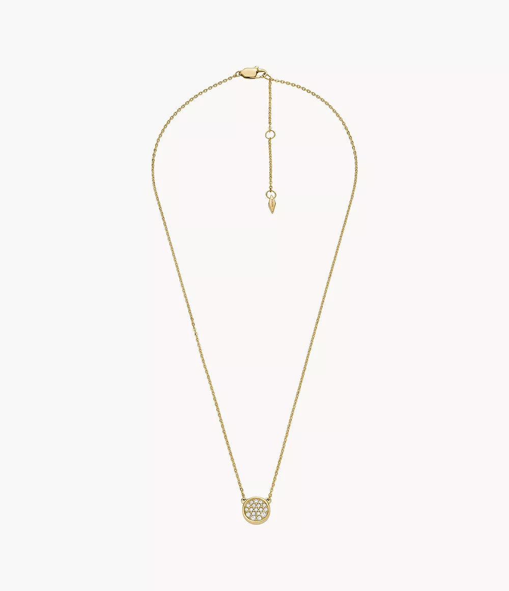 Aurora Diamond Disc Necklace