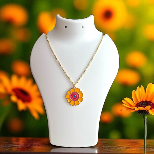 Flower charm chain