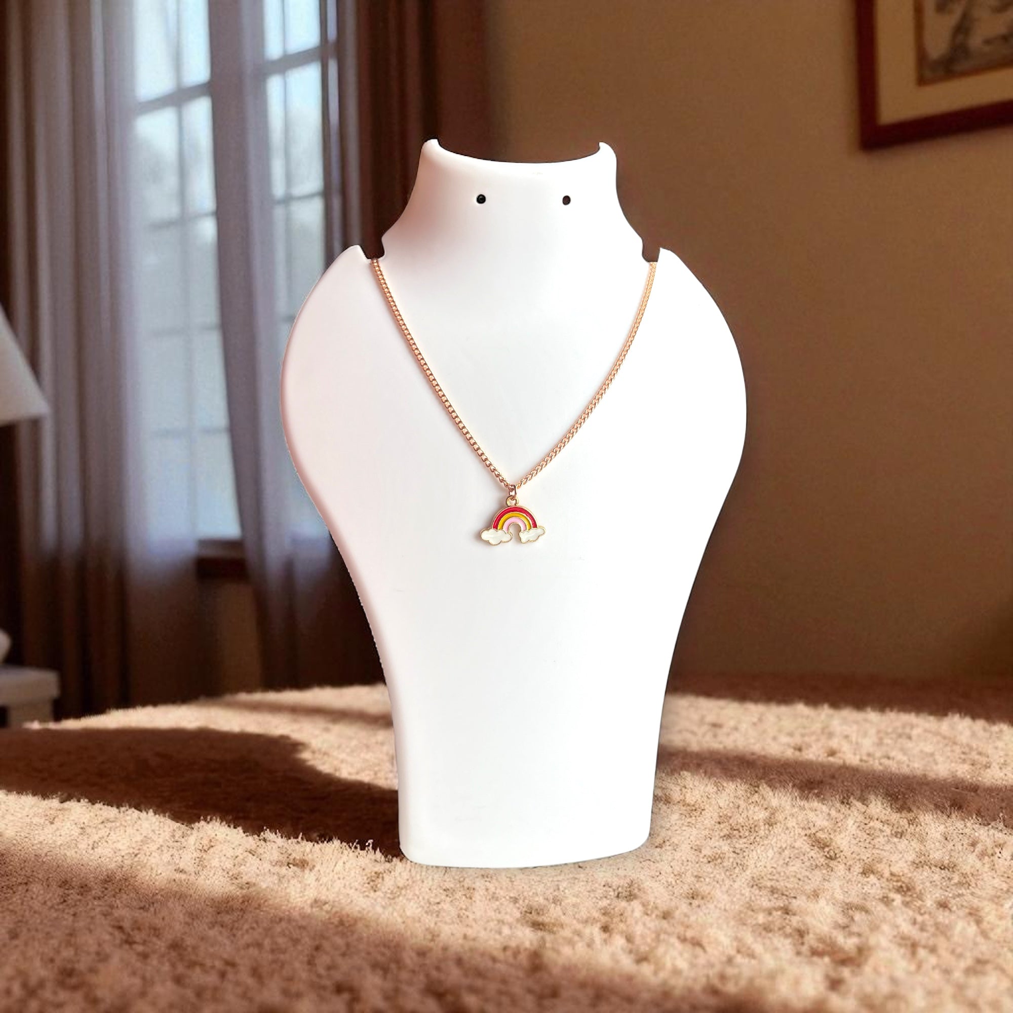 Rainbow charm chain