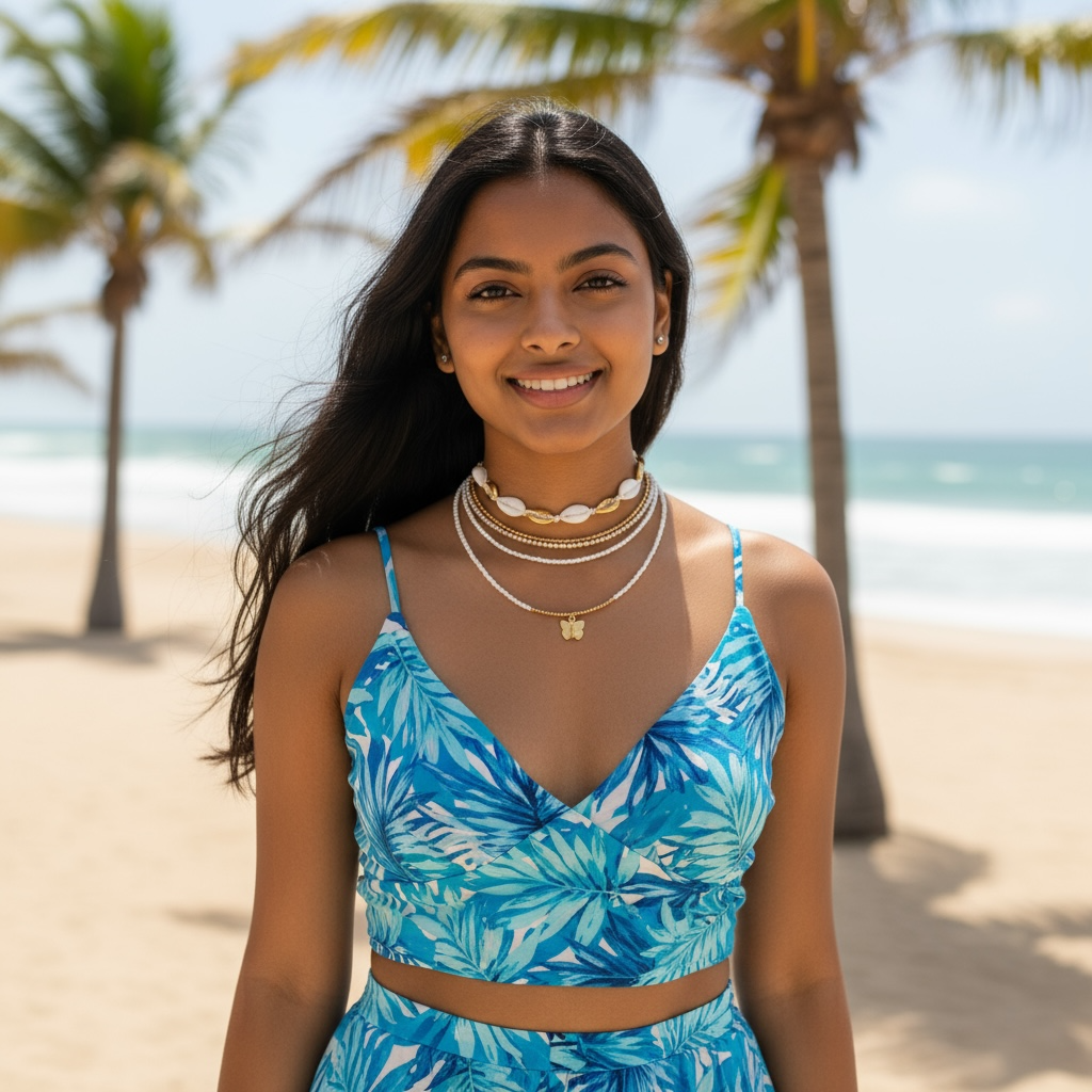 Golden Shore Necklace Stack