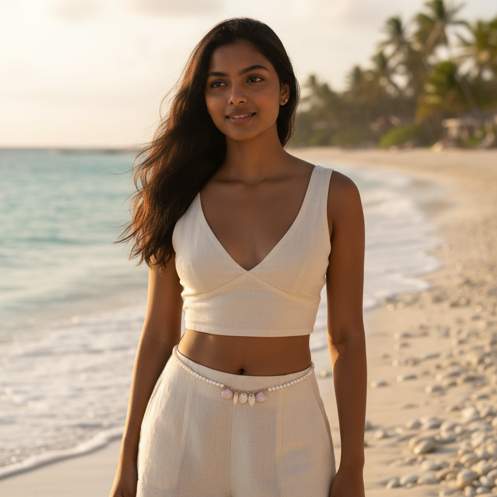 Ocean Pearl Waist Chain