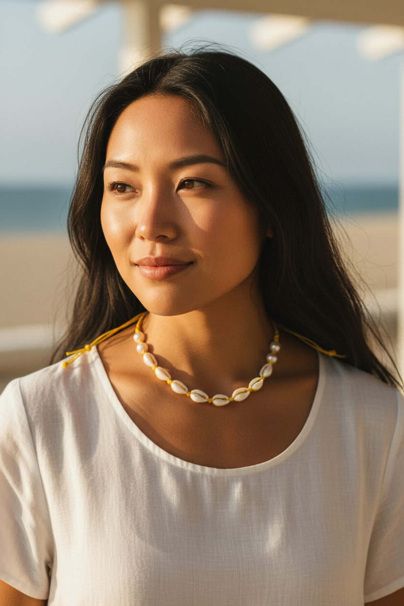Sunshine Shell Necklace