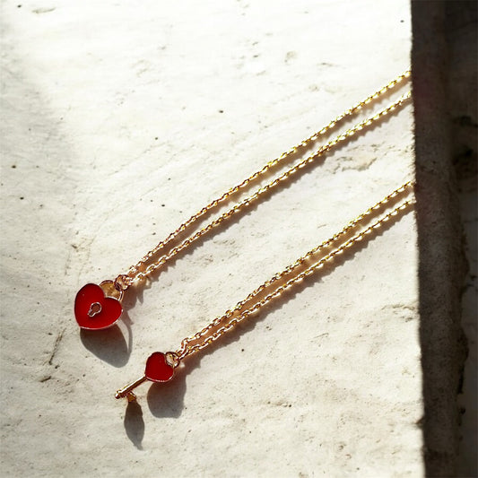 Love Key Twin Chains
