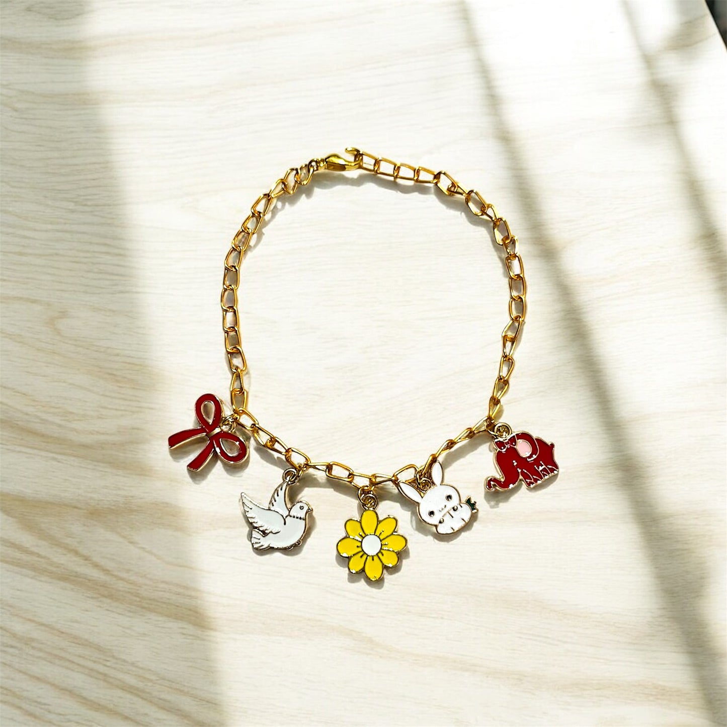 Sunshine Bloom Charm Bracelet