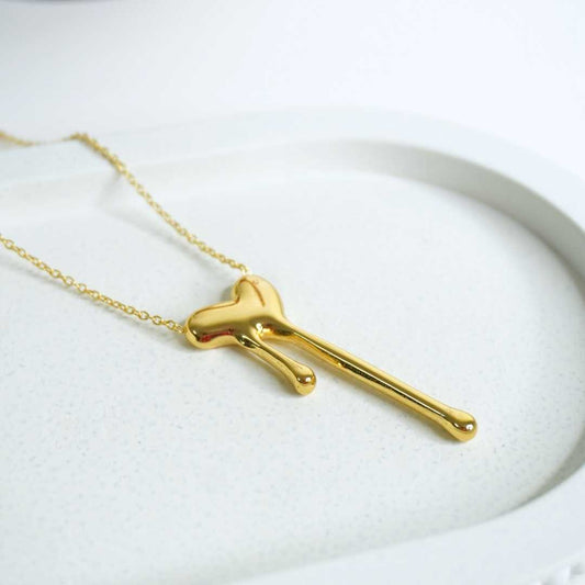 Melting Heart Statement Necklace