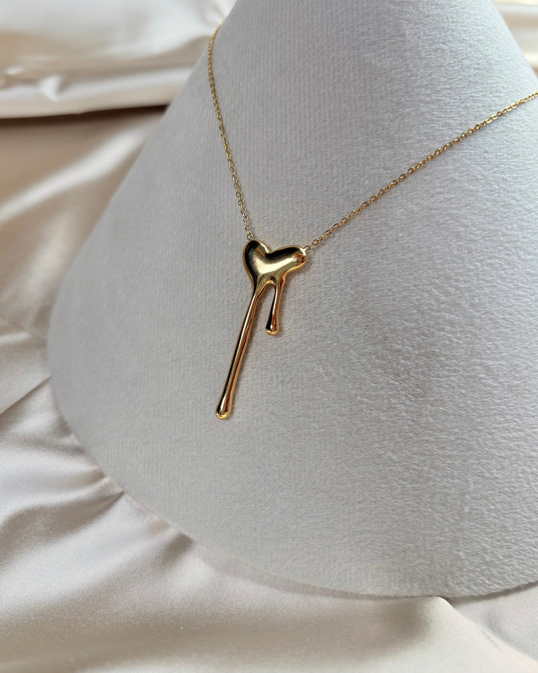 Melting Heart Statement Necklace
