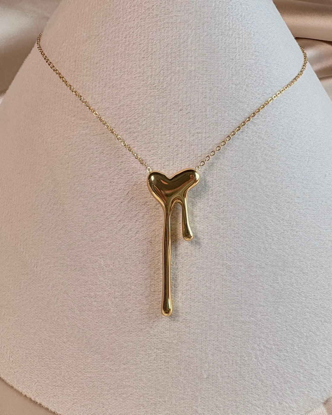 Melting Heart Statement Necklace