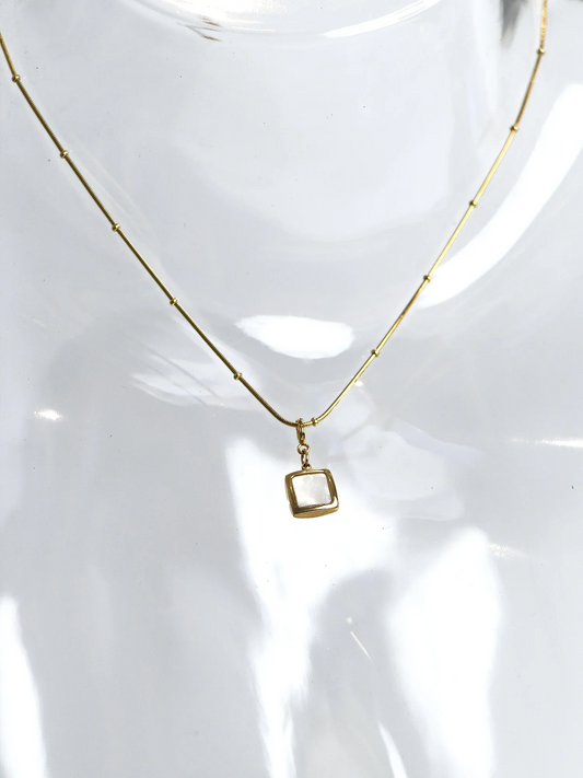 Luna Square Necklace