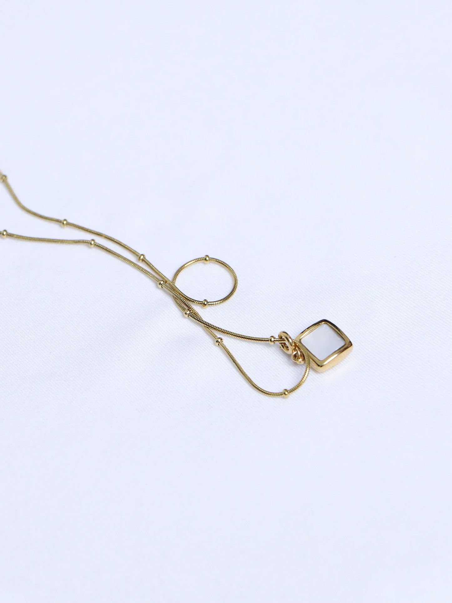 Luna Square Necklace