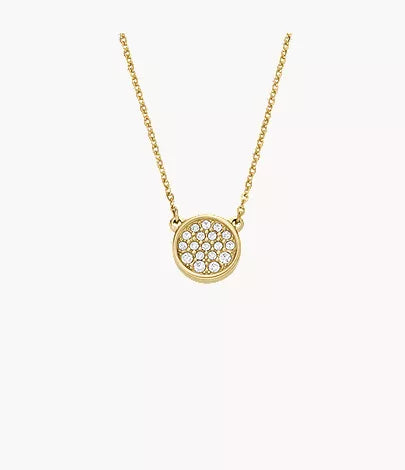 Aurora Diamond Disc Necklace