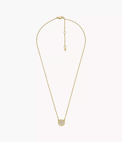 Aurora Diamond Disc Necklace