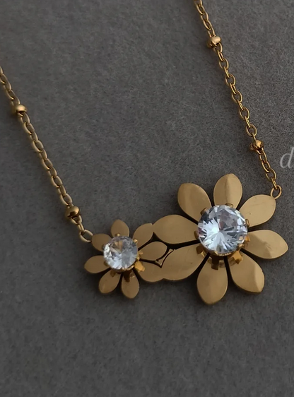 Floral Pair Necklace