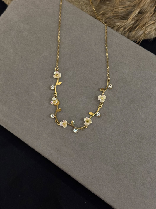 Celeste Floral Necklace