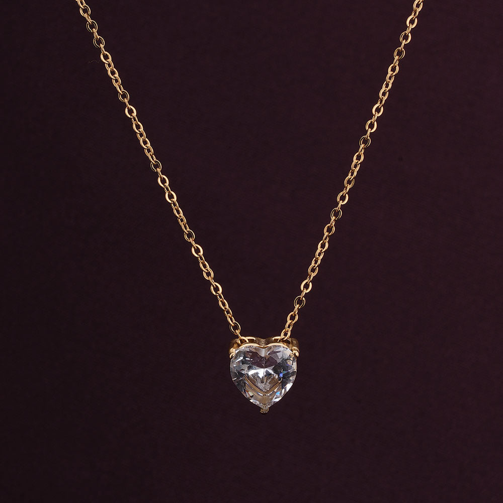 Crystal Heart Neckchain