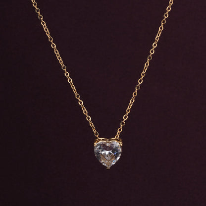Crystal Heart Neckchain