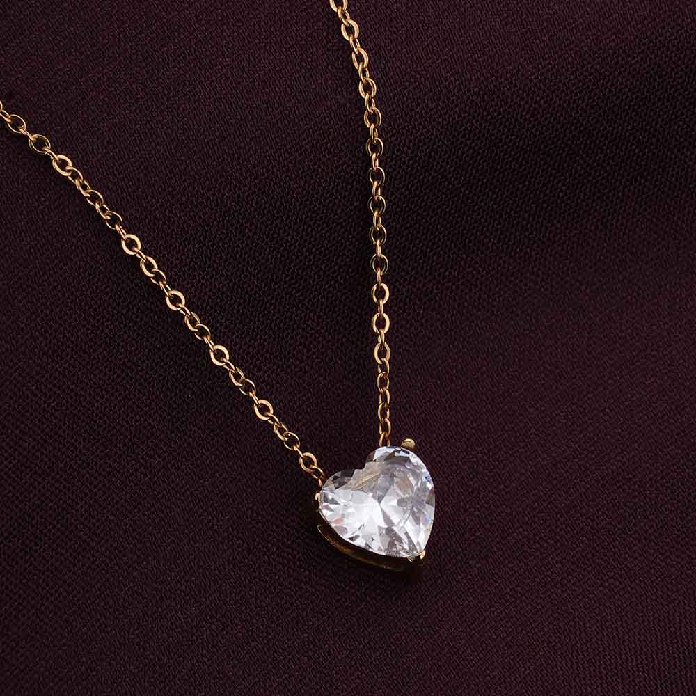 Crystal Heart Neckchain