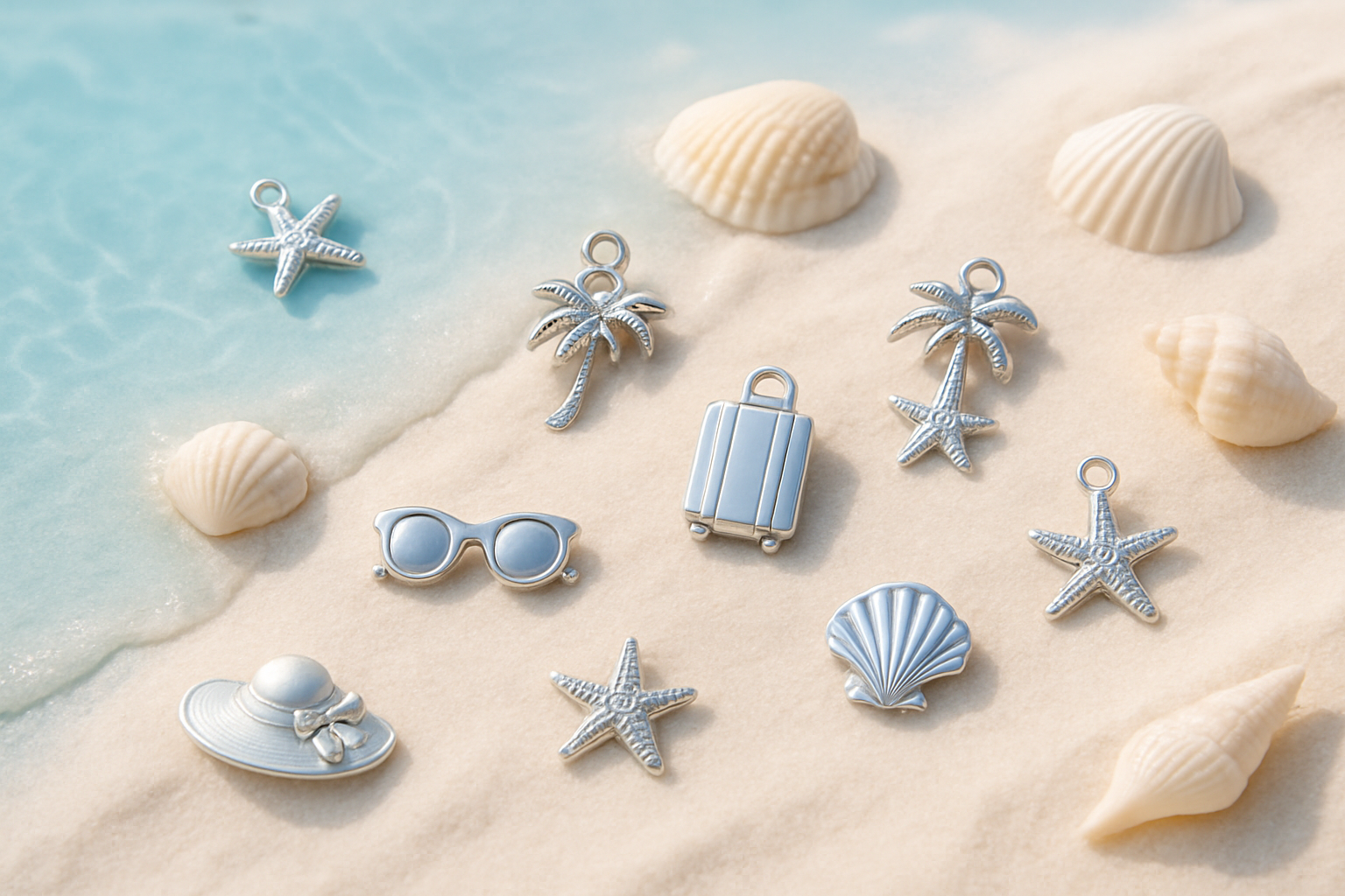 No need to add accessories in pic just single charms here and there